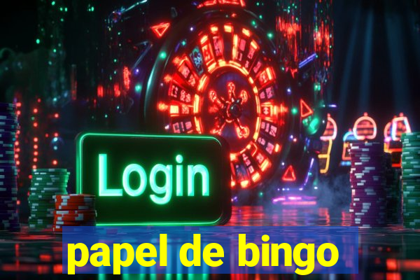 papel de bingo